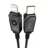USB-C–Lightning-kaapeli Baseus Unbreakable 1m 20W – aramidi, 480 Mbit/s, musta