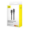 USB-C–Lightning-kaapeli Baseus Unbreakable 1m 20W – aramidi, 480 Mbit/s, musta