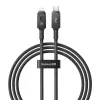 USB-C–Lightning-kaapeli Baseus Unbreakable 1m 20W – aramidi, 480 Mbit/s, musta