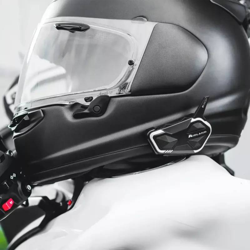 Midland R1 MESH TWIN moottoripyöräkommunikaattori, kaksipakkaus (2 kpl)