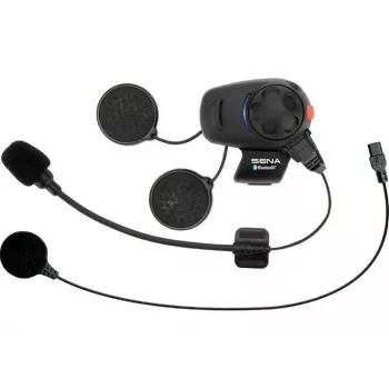 Moottoripyörän Bluetooth-puhelinjärjestelmä Sena SMH5-10 – kypäräkommunikaattori kuljettajan ja matkustajan sekä puhelimen väliseen yhteyteen