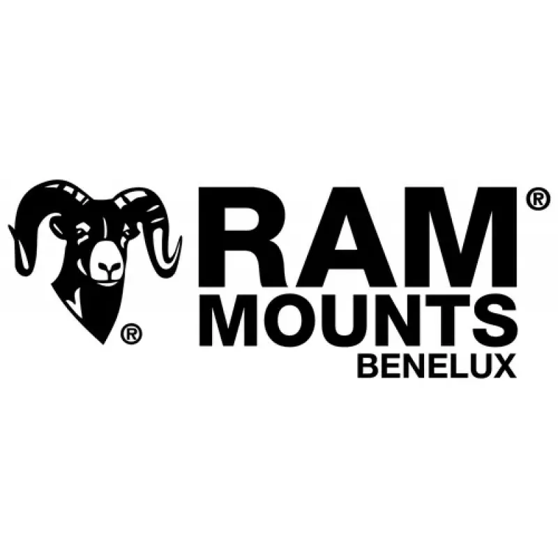RAM Mounts X-Grip -puhelinteline moottoripyörän ohjaustankokiinnitys musta