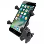 Puhelinteline RAM Mounts X-Grip Low Profile Tough-Claw -pohjalla