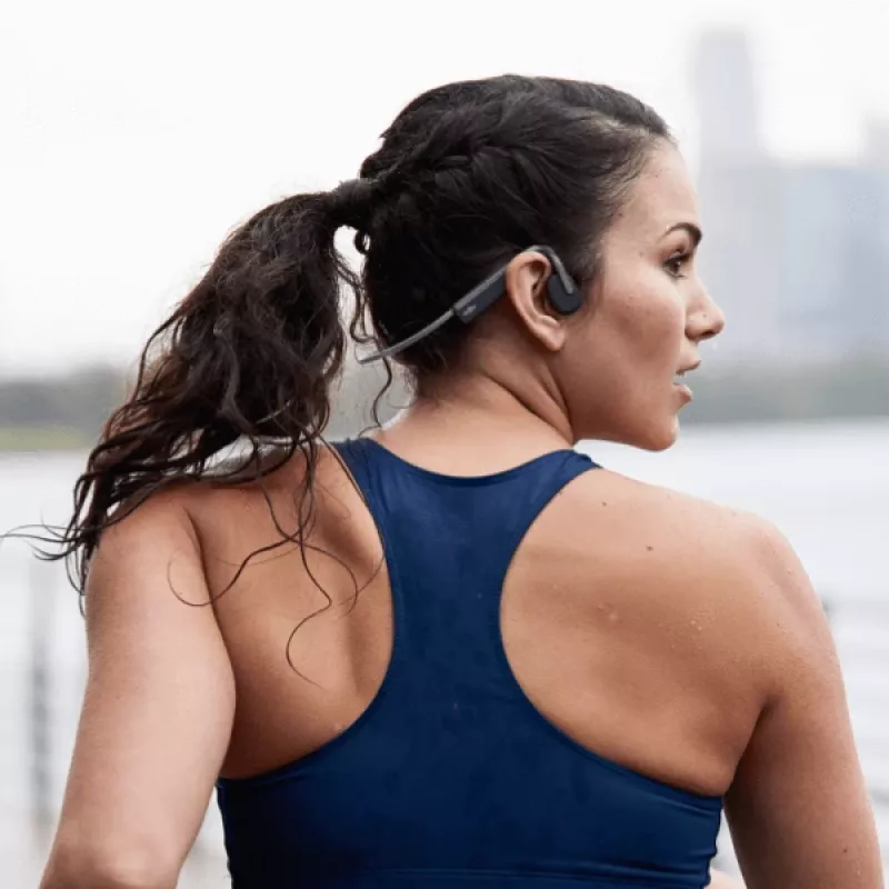 SHOKZ OpenMove kuulokkeet langaton niskavanne urheilu Bluetooth harmaa
