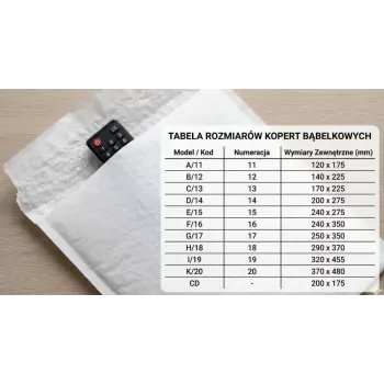 Kuplamuovilähetyskuoret BSTech K20 — 370 x 480 mm, 50 kpl, pehmustetut suojakuoret