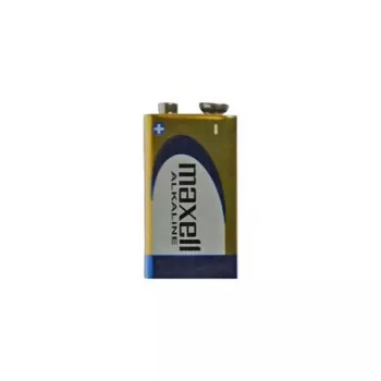 MAXELL alkaliparisto 9V, 1,5 V, prismaattinen 9V, 1 kpl, blisteripakkaus