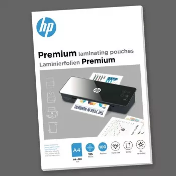 Laminointikalvot HP 9124, A4-koko, kalvon enimmäispaksuus 125 µm, 100 kpl