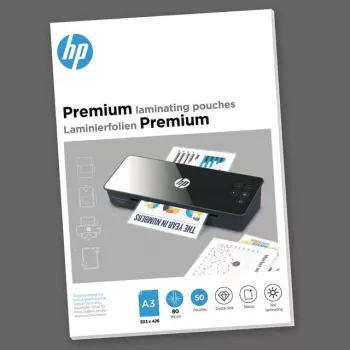 Laminointikalvot HP 9126, A3-koko, 50 kpl pakkaus, enimmäispaksuus 80 µm