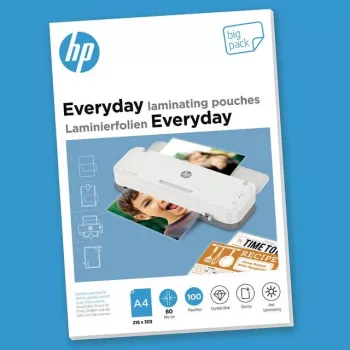 Laminointikalvot HP 9154, koko A4, 80 µm enimmäispaksuus, 100 kpl pakkaus