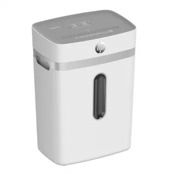 Paperisilppuri HP OneShred 12CC partikkelileikkaus P-4 12 arkin kapasiteetti 22 cm leveys 23 L kori 4×35 mm 65 dB valkoinen