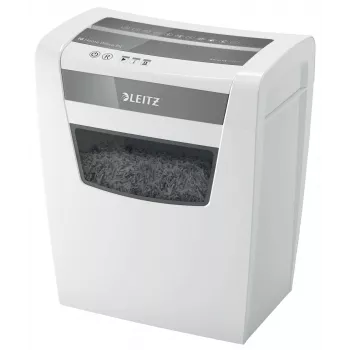 Leitz IQ Home Office asiakirjasilppuri P4, partikkelileikkaus, 22 cm, 4 x 28 mm, 23 L, 225 arkkia, 58 dB