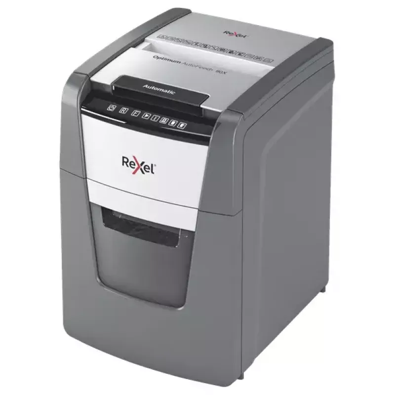 Rexel AutoFeed+ 90X asiakirjasilppuri ristileikkaus 55 dB musta, harmaa