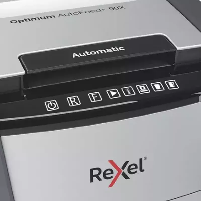 Rexel AutoFeed+ 90X asiakirjasilppuri ristileikkaus 55 dB musta, harmaa