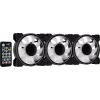 Aerocool MIRAGE12PRO sarja 3xTuuletin PC 12cm ARGB 6 Pins Hub hiljainen musta