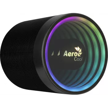 Ilmajäähdytin AEROCOOL Mirage 5, 5 lämpöputkea 6 mm, 60 mm tuuletin, TDP 150 W, musta