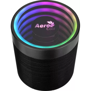 Ilmajäähdytin AEROCOOL Mirage 5, 5 lämpöputkea 6 mm, 60 mm tuuletin, TDP 150 W, musta