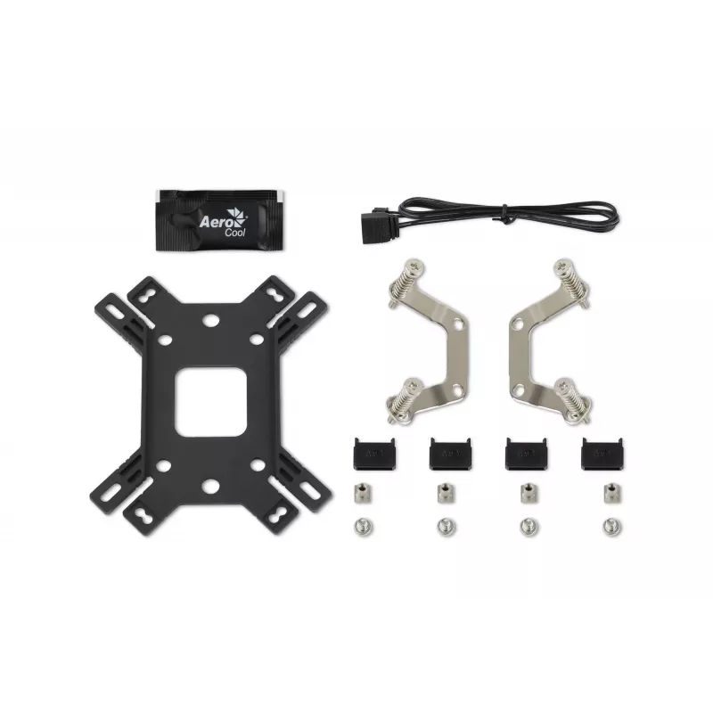 Ilmajäähdytin AEROCOOL Mirage 5, 5 lämpöputkea 6 mm, 60 mm tuuletin, TDP 150 W, musta