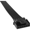 Aerocool DUO12PRO sarja 3x tuuletin 12 cm ARGB LED Dual-Ring tärinänvaimennus 6 Pins, musta