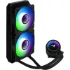 Aerocool PGS Mirage L240 ARGB prosessorin nestejäähdytin, 2300 r/min, 4-pinninen, musta