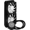 Aerocool PGS Mirage L240 ARGB prosessorin nestejäähdytin, 2300 r/min, 4-pinninen, musta