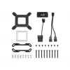 Aerocool PGS Mirage L240 ARGB prosessorin nestejäähdytin, 2300 r/min, 4-pinninen, musta
