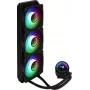 Aerocool MIRAGEL360 neste-CPU-jäähdytys 3x12cm ARGB-tuuletin TDP 550W musta