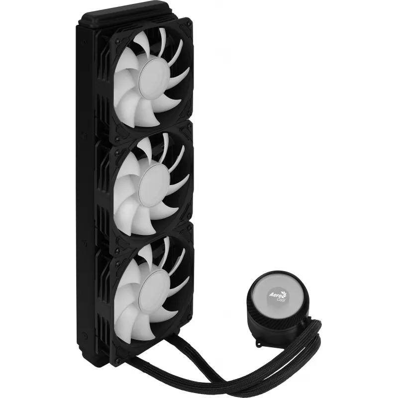 Aerocool MIRAGEL360 neste-CPU-jäähdytys 3x12cm ARGB-tuuletin TDP 550W musta
