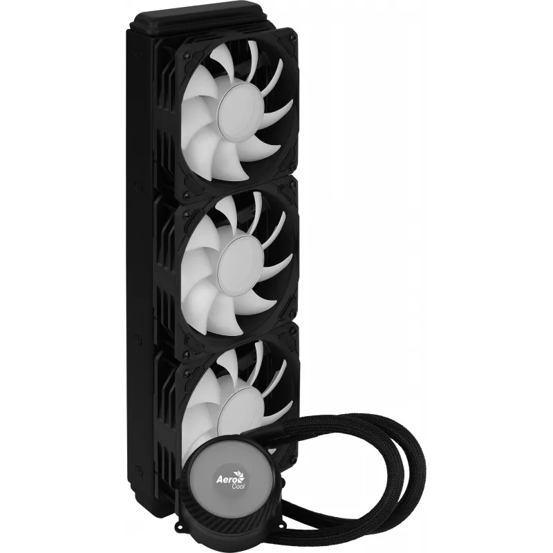 Aerocool MIRAGEL360 neste-CPU-jäähdytys 3x12cm ARGB-tuuletin TDP 550W musta
