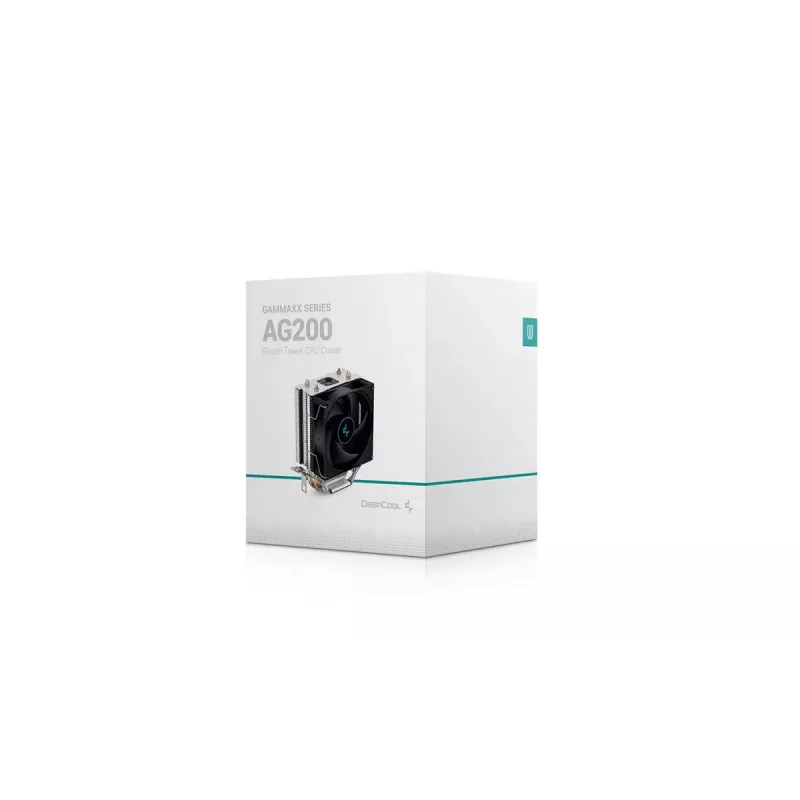 DEEPCOOL Ag200 prosessorin ilmajäähdytin 9,2 cm alumiini - musta