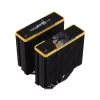 Ilmajäähdytin DeepCool AK620 Zero Dark Zoria 12 cm musta keltainen