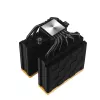 Ilmajäähdytin DeepCool AK620 Zero Dark Zoria 12 cm musta keltainen