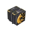 Ilmajäähdytin DeepCool AK620 Zero Dark Zoria 12 cm musta keltainen