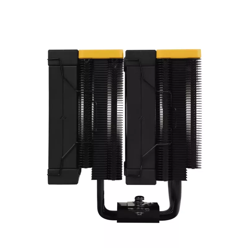 Ilmajäähdytin DeepCool AK620 Zero Dark Zoria 12 cm musta keltainen
