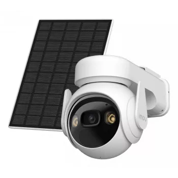 IP-valvontakamera IMOU Cell PT Lite -sarja aurinkopaneelilla — 3 MP (2304×1296), 3,6 mm, 330° kääntö, 90° kallistus, IP66, 5000 mAh akku, PIR, 20 m yönäkö