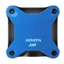 Kannettava SSD ADATA SD620 2 TB USB 3.2 Gen 2 (Micro-B) sininen/musta — 520/460 MB/s, 80×80×15,2 mm