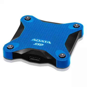 Kannettava SSD ADATA SD620 2 TB USB 3.2 Gen 2 (Micro-B) sininen/musta — 520/460 MB/s, 80×80×15,2 mm