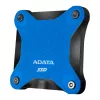 Kannettava SSD ADATA SD620 2 TB USB 3.2 Gen 2 (Micro-B) sininen/musta — 520/460 MB/s, 80×80×15,2 mm