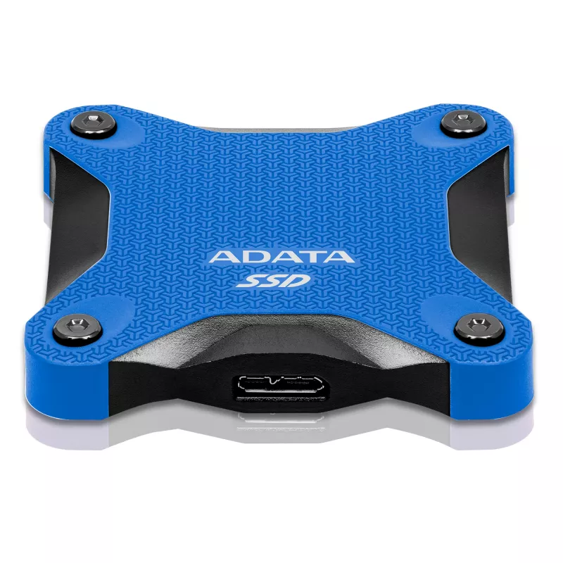 Kannettava SSD ADATA SD620 2 TB USB 3.2 Gen 2 (Micro-B) sininen/musta — 520/460 MB/s, 80×80×15,2 mm