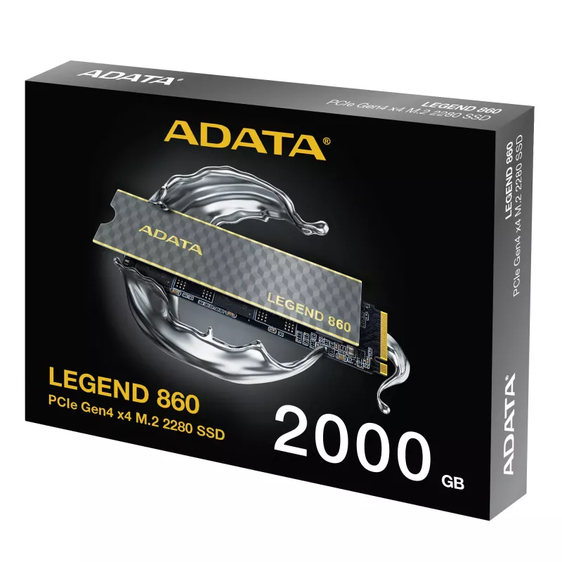 ADATA LEGEND 860 SLEG-860-2000GCS sisäinen SSD-levy 2 TB M.2 PCI Express 4.0 NVMe 3D NAND