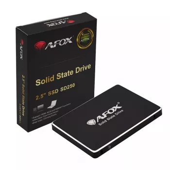 2,5 tuuman SATA III SSD AFOX SD250-512GN, 512 GB, TLC, luku 500 MB/s, kirjoitus 450 MB/s