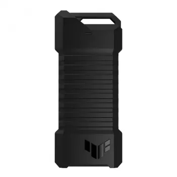 SSD-kotelo ASUS ESD-T1A/BLK/G/AS — M.2 (SATA/PCIe) yhden paikan, USB-C 3.2 Gen2, 10 Gbit/s, musta, avainlukko