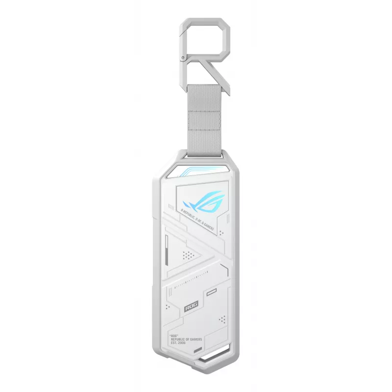 SSD-kotelo ASUS ROG Strix Arion White Edition — M.2 PCIe, USB Type-C 10 Gbit/s, yhdelle SSD-asemalle