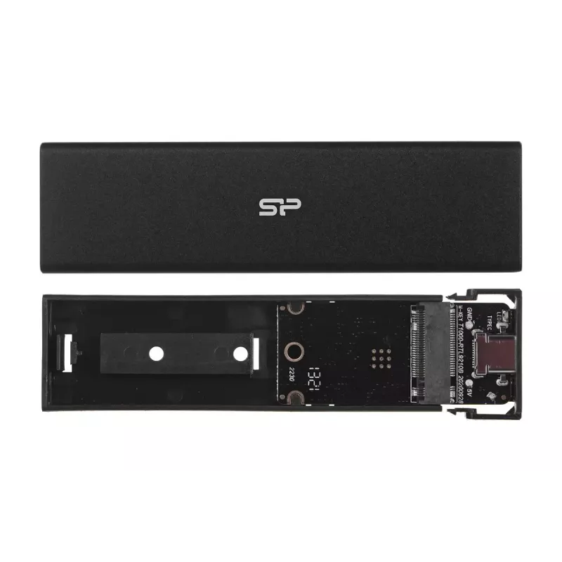 SILICON POWER ulkoinen M.2 NVMe/SATA SSD-kotelo