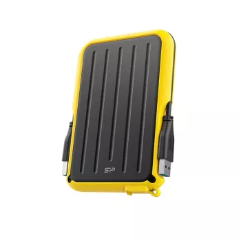 SILICON POWER kannettava HDD USB 3.2 Gen 1 Armor - A66 1TB - keltainen Moq-36