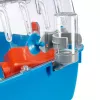 Häkki FERPLAST Combi 2 hamstereille, sininen läpinäkyvä, B795×T295×H263 mm, teknopolymeeri