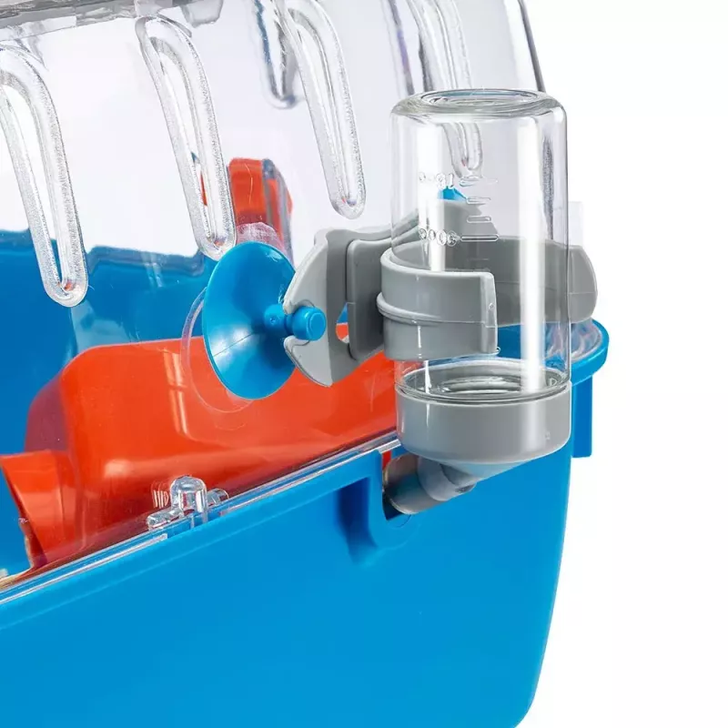 Häkki FERPLAST Combi 2 hamstereille, sininen läpinäkyvä, B795×T295×H263 mm, teknopolymeeri