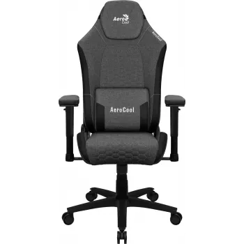 Yleispelituoli AEROCOOL CROWNASHBK — musta pehmustettu istuin ja selkänoja, 2D-käsinojat, kaasujousi luokka 4, enintään 150 kg