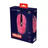 Trust GXT 109P FELOX -hiiri, peli, molempikätisille, USB Type-A, 6400 DPI