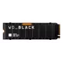 WD_BLACK SN850X WDS800T2XHE 8TB NVMe SSD, M.2 2280, PCIe 4.0 x4, jäähdytyslevyllä, 7200/6600 MB/s, TCG Opal