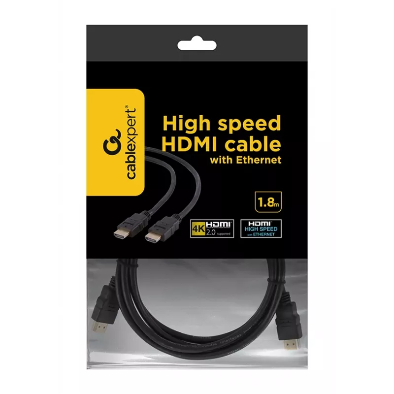 GEMBIRD HDMI 2.0 -kaapeli, uros-uros, 1,8 m
